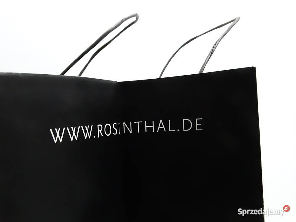 Torby Papierowe Rosenthal Czarne Eleganckie Inny rodzaj