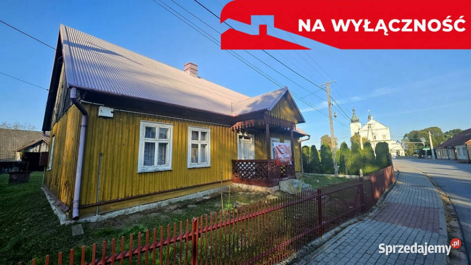 Na sprzedaż dom z dużą działką w Gręboszowie Gręboszów