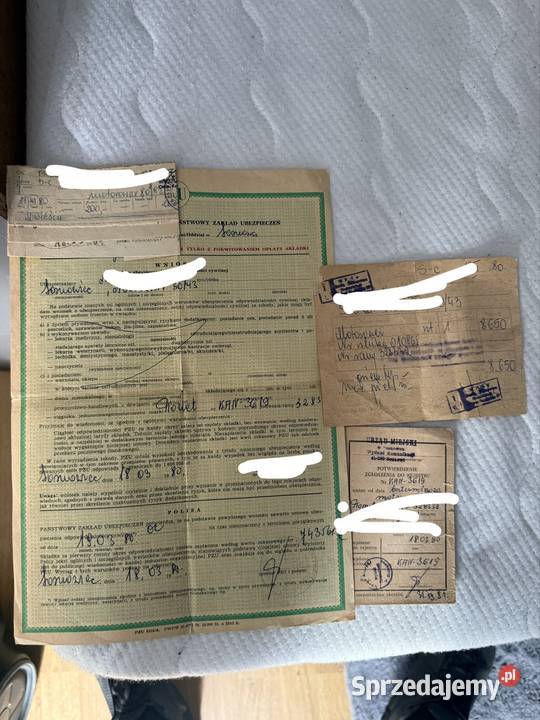 Motorynka m1 z dokumentami w oryginale Długomiłowice