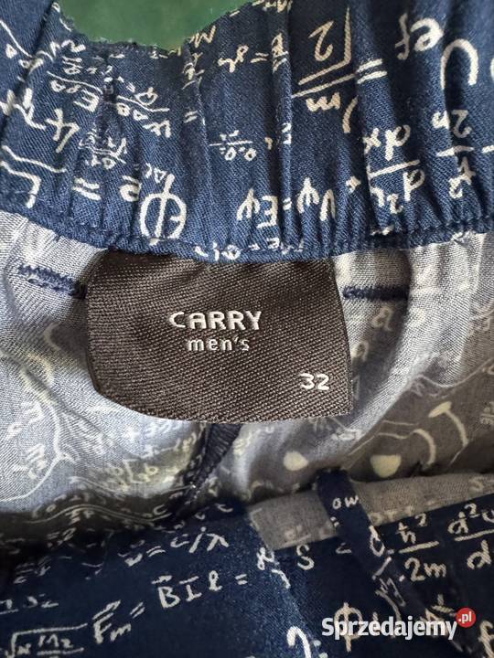 Spodenki męskie Carry 32 granatowe we wzory