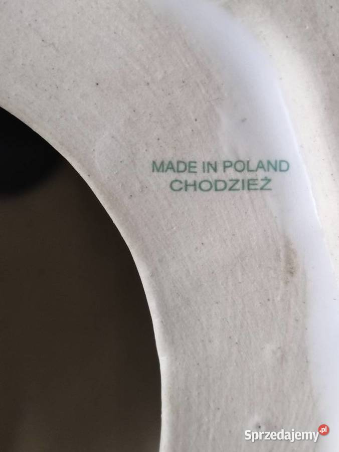 Duża sygnowana porcelanowa figurka Chodzież Janów Lubelski