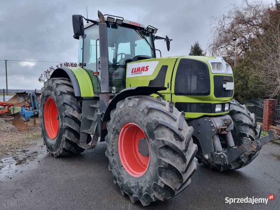 Claas Atles 946 RZ renault pneumatyka zaczepy wielkopolskie