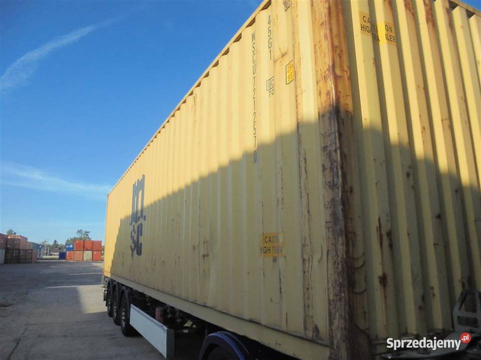 Kontener morski magazynowy budowlany 40HC Jasionka