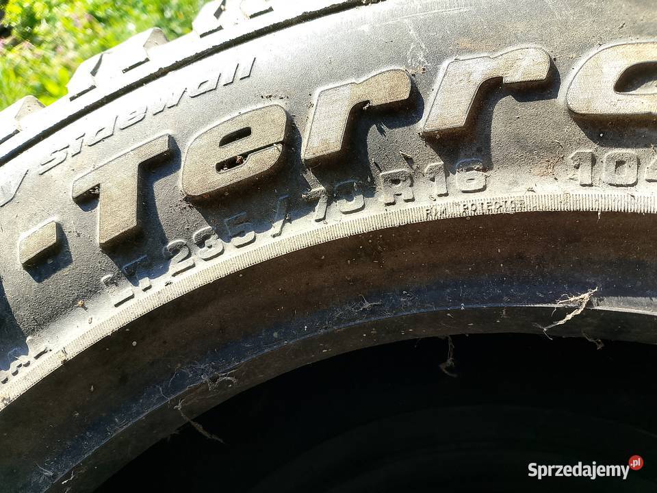 Opony terenowe 16 Niesiebędowice