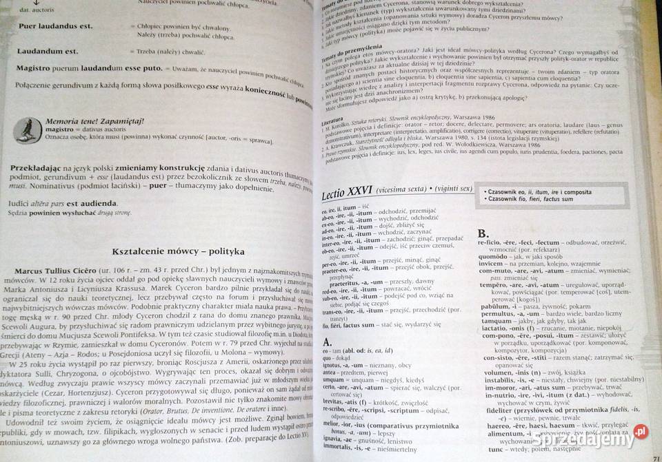 Porta Latina Podrecznik Praeparacje S Wilczyński Chełm sprzedam