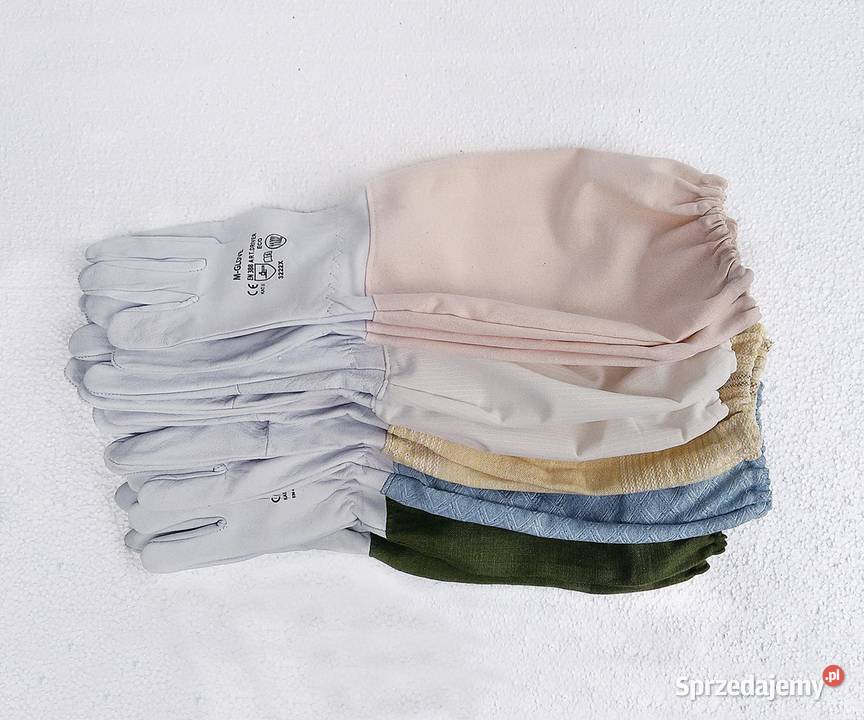 Rękawice Pszczelarskie Skórzane z Zarękawnikami podkarpackie Posada Jaśliska