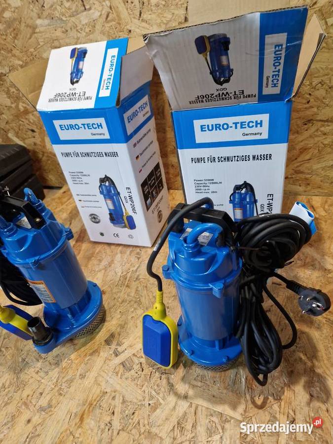 Pompa zatapialna Eurotech 3350 W 12500 lh pływak