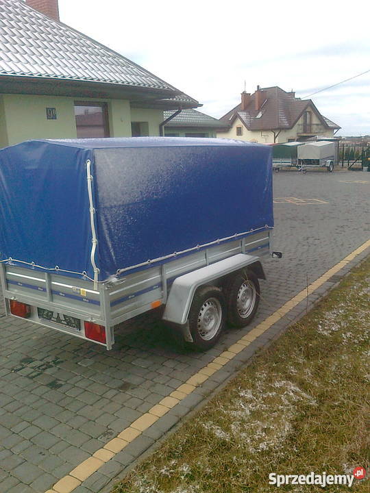 PRZYCZEPA 265x125x120 GARWOLIN pełny VAT Górzno sprzedam