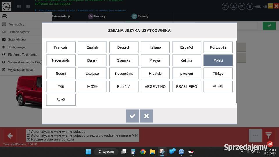 Diagbox 9148 bez maszyny wirtualnej INSTALUJĘ NA Diagnostyka silnika i elektroniki sprzedam