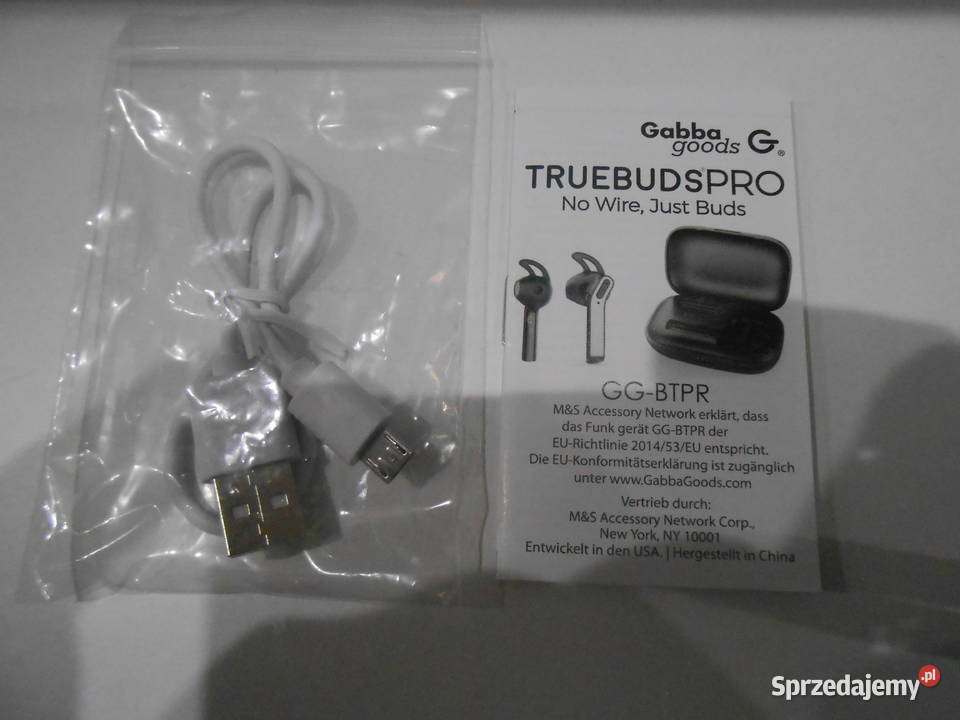 Słuchawki bezprzewodowe Gabba Goods NOWE Katowice