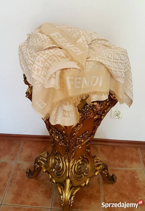 FENDI SZAL DUŻA CHUSTA FF FENDI CHUSTA MONOGRAM Bydgoszcz