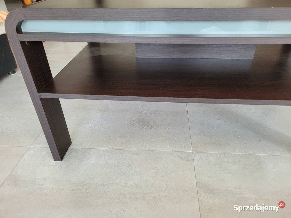 Zestaw mebli Voltera venge RTV komoda i ława Dobroń