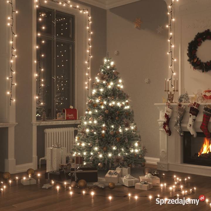 Łańcuch z 1000 lampek LED 100 m 8 efektów IP44 Warszawa