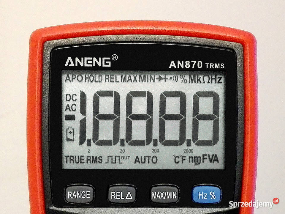 Multimetr Aneng AN870 Pro AutoRangeTrueRMS19999 Łódź