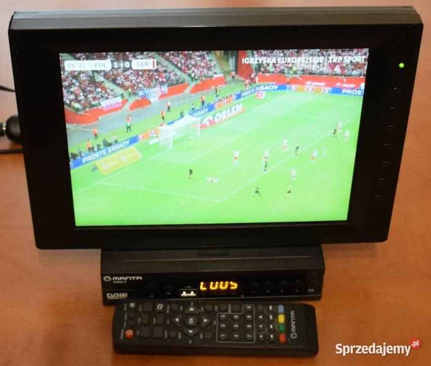 Dekoder TV DVBT2 z MONITOREM 10 12V super sprzedam