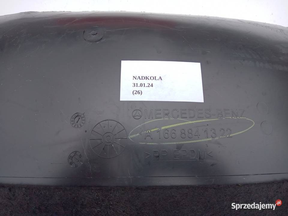 NADKOLE LEWY TYŁ MERCEDES GLE W166 A1668841322 Nowy Tomyśl