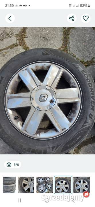 Dekielek dekielki kapsel renault megane Laguna Dekielki mazowieckie