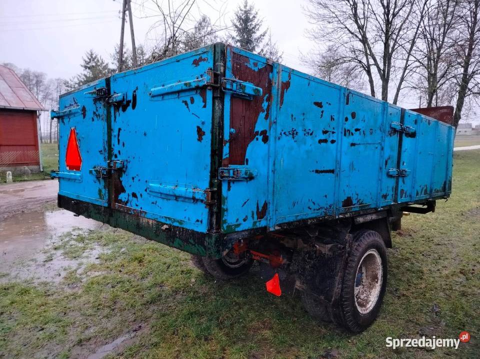 Przyczepa rolnicza Wywrotka mazowieckie Liwki Szlacheckie
