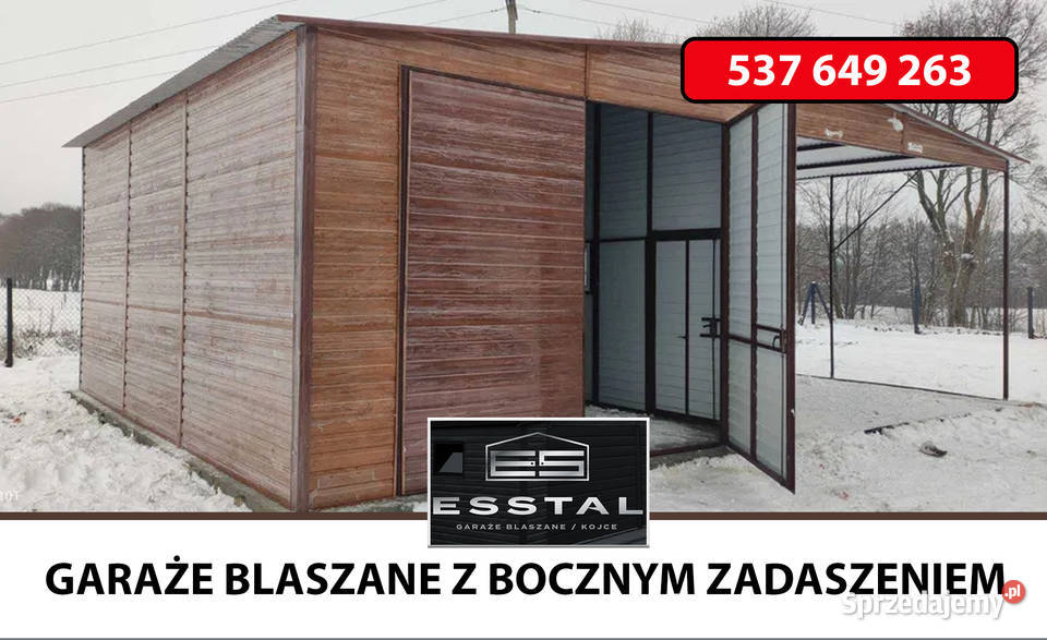 Garaż BLASZANYBlaszakGaraże Blaszane samodzielny Sprzedaż pomorskie Sztum