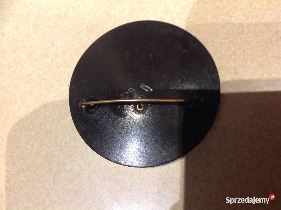 Orzeł z Koroną Przypinka Miedziano Mosiężna