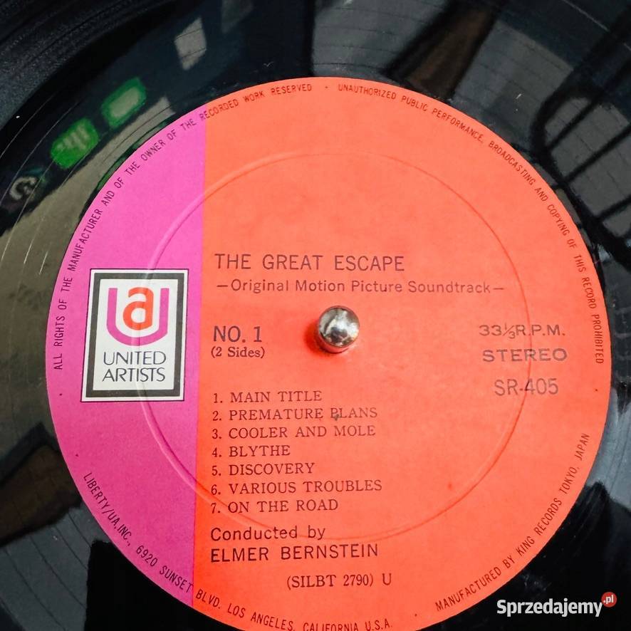 Elmer Bernstein OST The Great Escape EXEX Japan Poznań