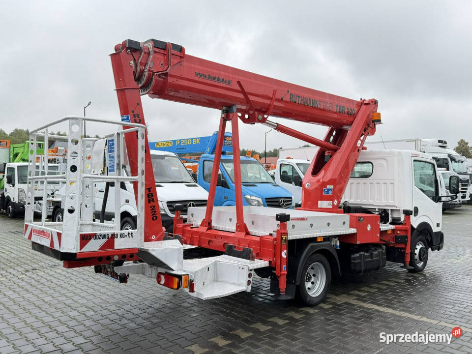 Nissan Cabstar Podnośnik Koszowy 22m RUTHMANN Widełki