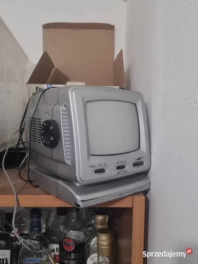 Vintage tv telewizor retro BW 1404 shark Sharp Lublin