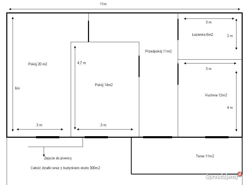 BLIŹNIAK 2POKOJE63m2 działka 300m2 Błonie sprzedam