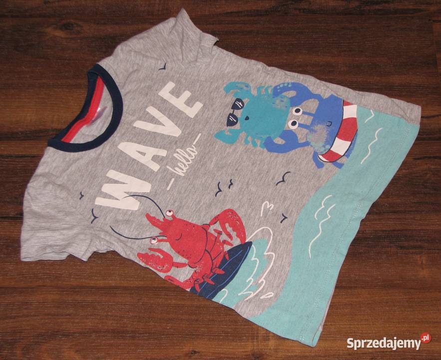 So Cute świetna koszulka nadruk 98 chłopiec