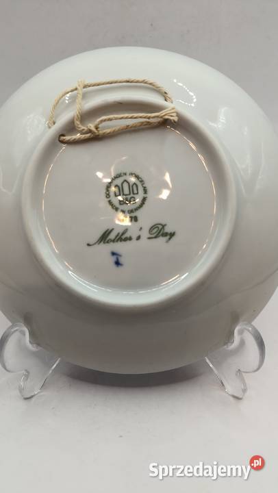 Talerz kolekcjonerski BG ptaki perkoz Porcelana i szkło Zamość