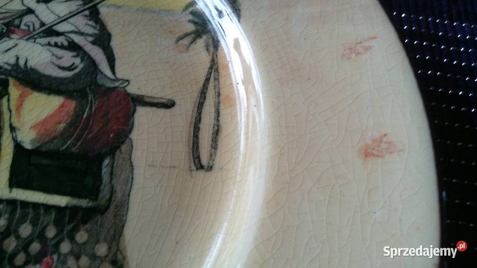Talerz Royal Doulton 1920r Antyki, Sztuka, Kolekcje Kraczewice Prywatne