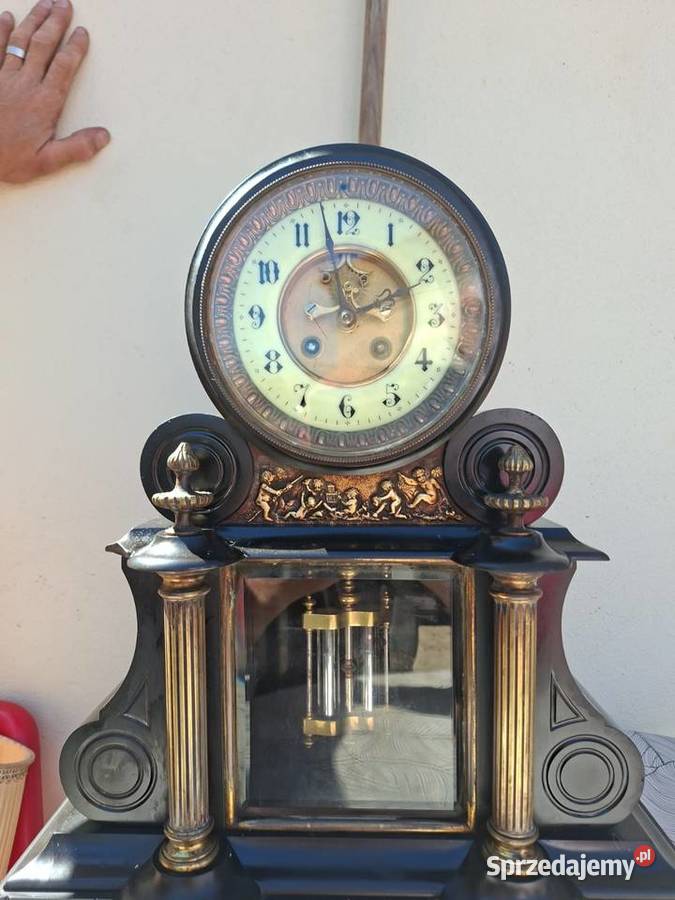 Marmurowy zegar francuski brokot Rzeszów