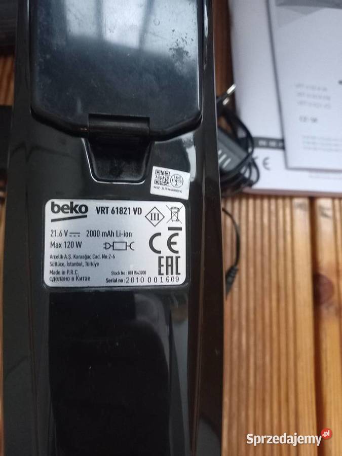 Odkurzacz bezprzewodowy Beco Warszawa