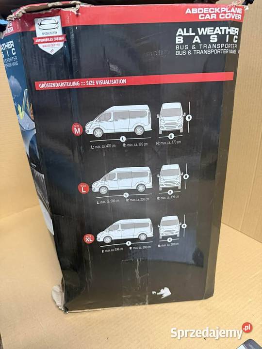 Pokrowiec Plandeka Samochodowa WALSER Całoroczna