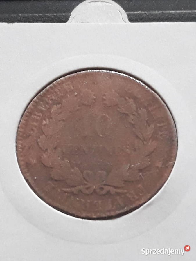 10 Centimów Francja 1872 r Konin