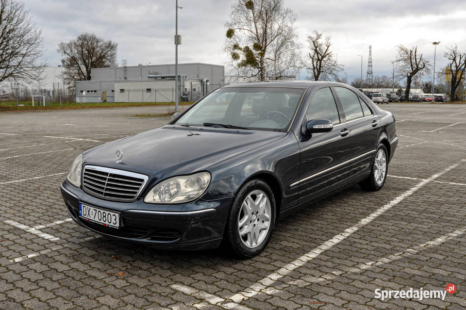 MercedesBenz Klasa S 32CDI 2004 r Automat Skóry dolnośląskie Wrocław