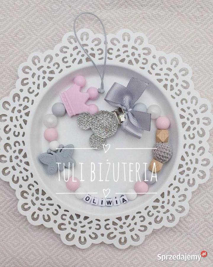 Zawieszka do smoczka z imieniem dziecka Opole