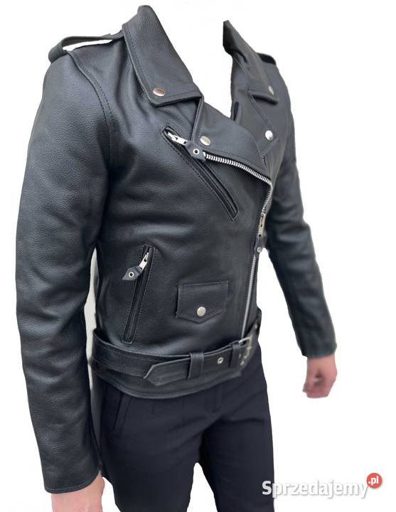 Damska skórzana ramoneska Pełna rozmiarówka Rock