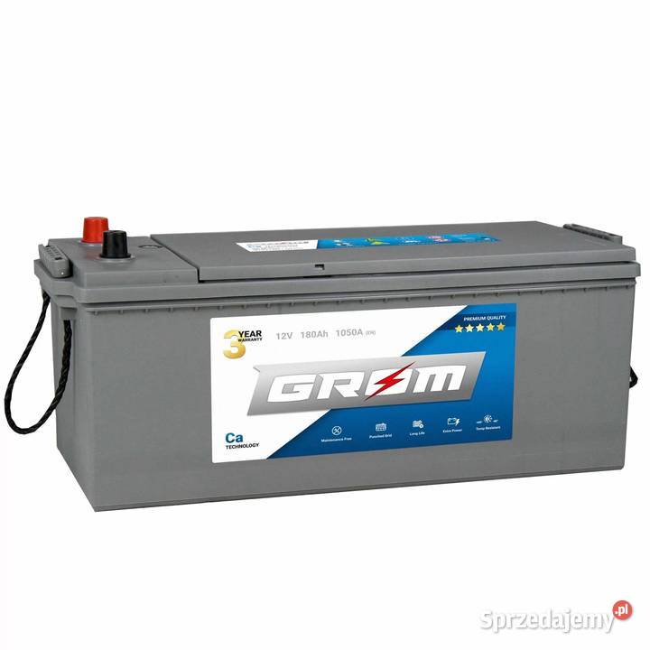 Akumulator GROM Premium 180Ah 1050A EN Tczew