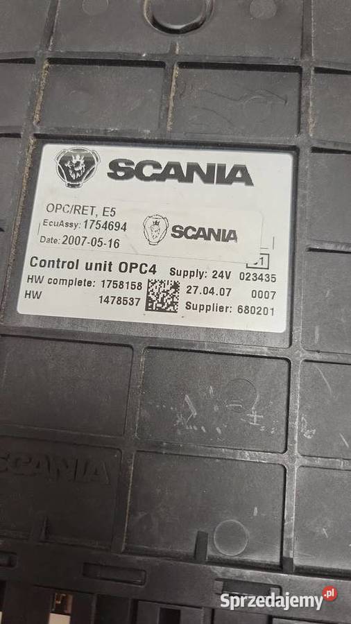 SCANIA R STEROWNIK MODUL OPC 4 1754714 1754694 Mojusz