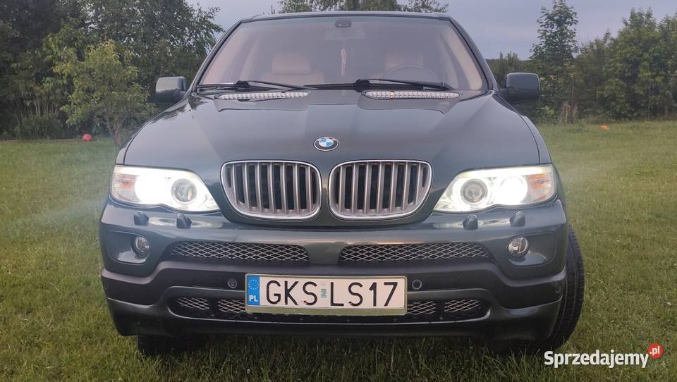 BMW X5 E53 bezwypadkowy 30 218 4x4 ogrzewanie postojowe Kościerzyna