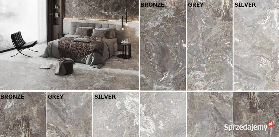 gres 60120 6060 magnifica bronze grey silver Gorzów Wielkopolski