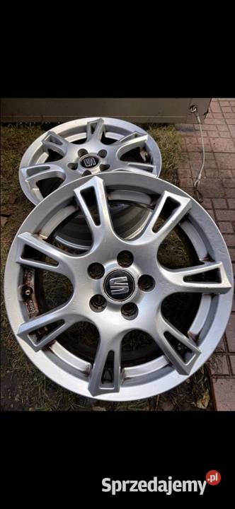 Felgi aluminiowe 5x100 seat skoda vw rozmiar 15 Średnica 15" Ostrów Mazowiecka