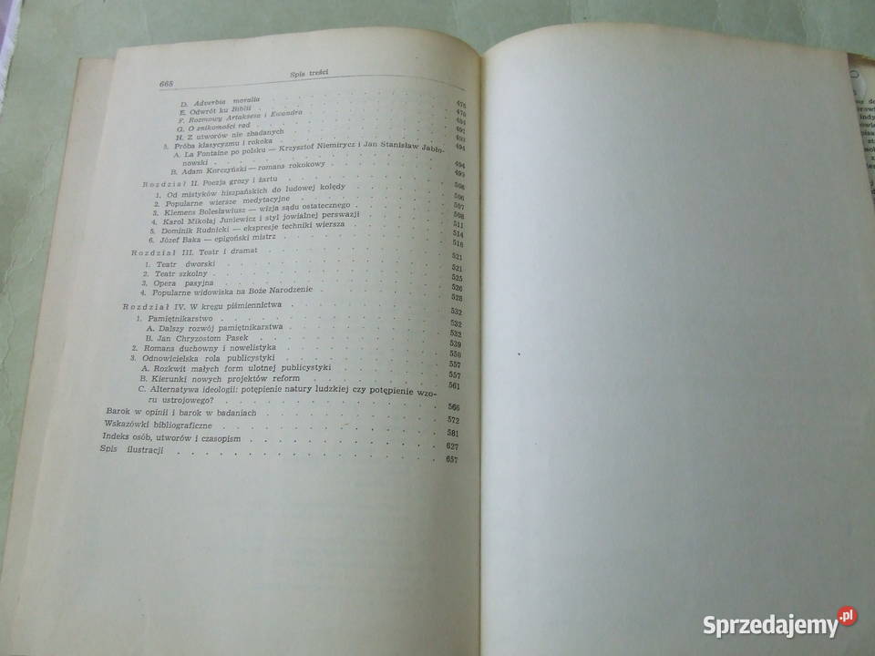 Barok Hernas Oświecenie Klimowicz