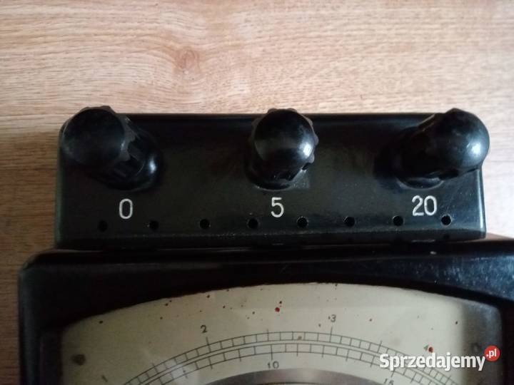 Stary Amperomierz woltomierz z bakelitu Krotoszyn