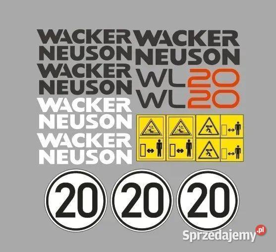 Naklejki oklejenie WACKER NEUSON WL20 Zamiennik