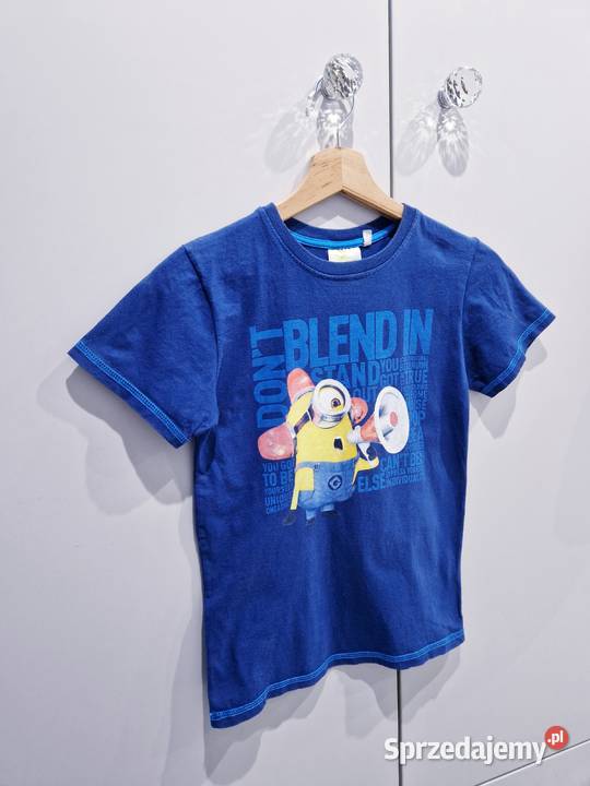 Chłopięcy Tshirt z nadrukiem minionków
