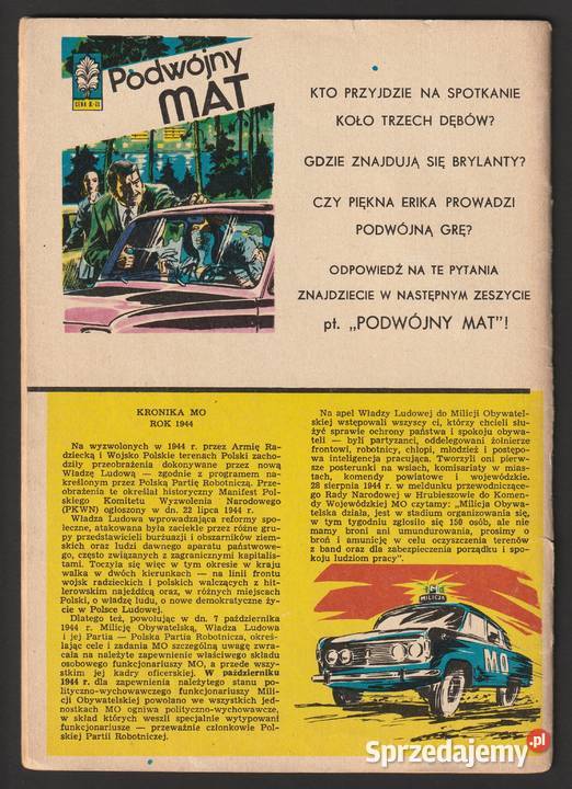 KAPITAN ŻBIK SPOTKANIE W KUKERITE 1974 Polskie Łódź