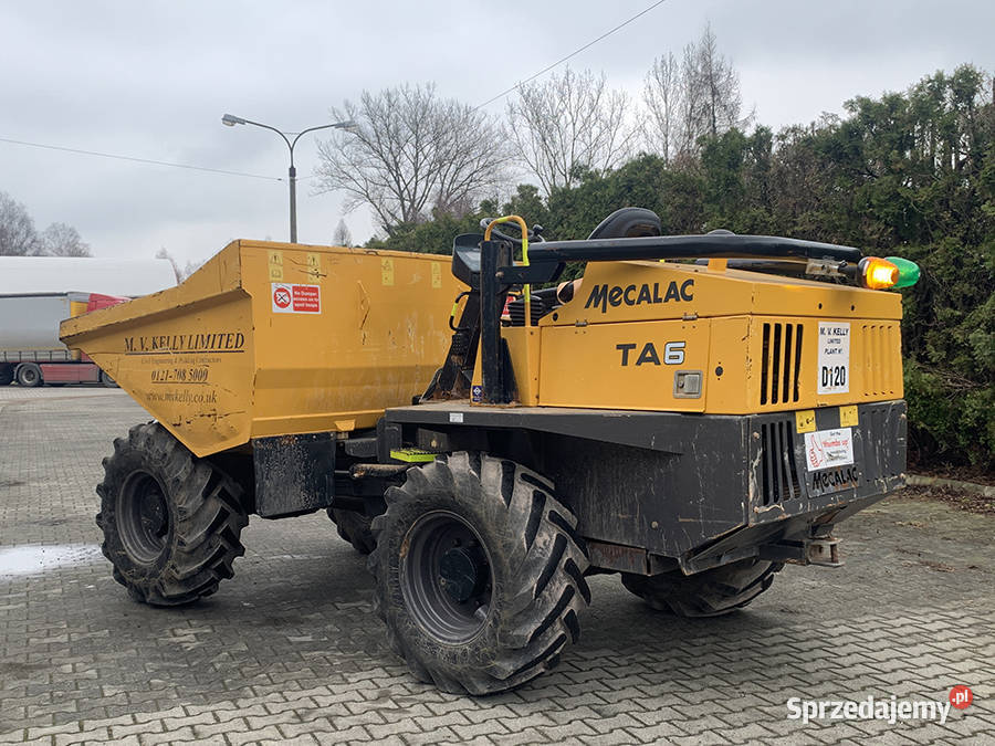 Wozidło budowlane 6 ton Mecalac TA6 4 WD 2020 pełny VAT Kęty