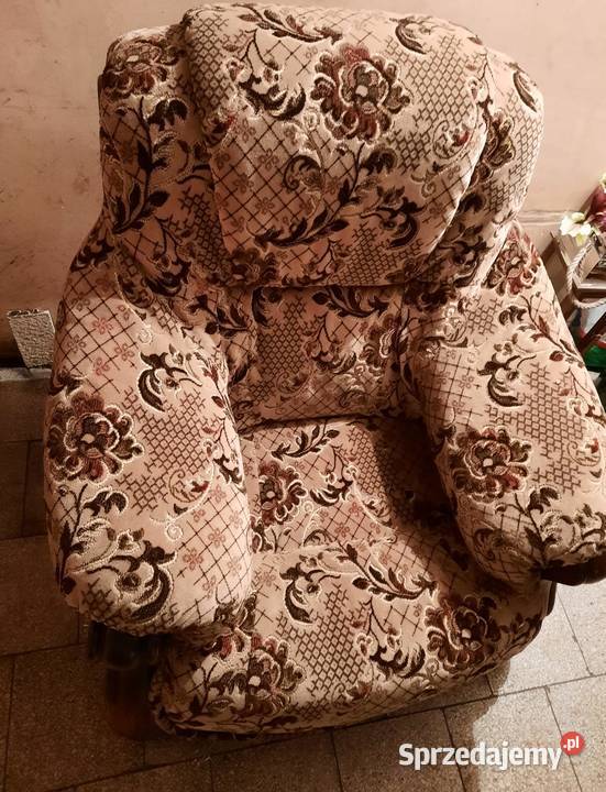Wypoczynek kanapa sofa z funkcją spania fotel Wolsztyn
